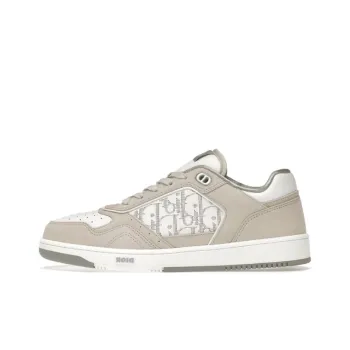 DIOR B27 Low Cream White Oblique Leather
