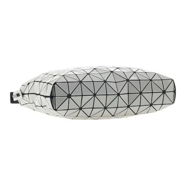ISSEY MIYAKE Polyvinyl Chloride Handbag, Crossbody Bag Women's Light Gray-6