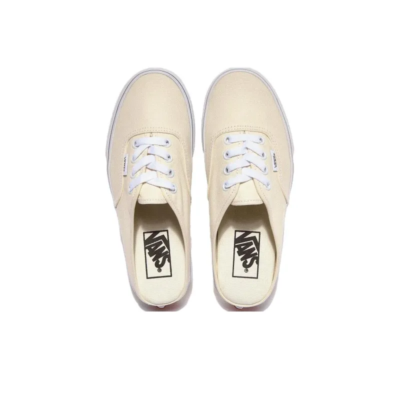 Vans Canvas Authentic Mule White-3