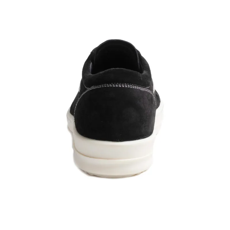RICK OWENS/RO Edfu Vintage Low Top Stylish Skateboarding Shoes Women's Black-4