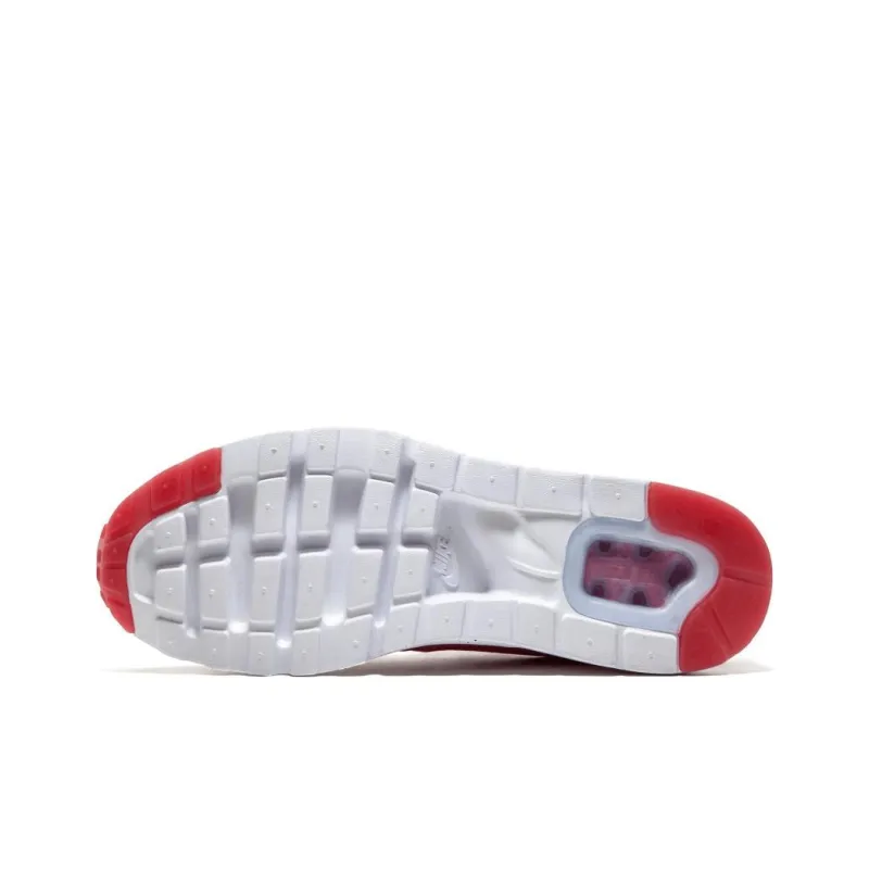 Nike Air Max 1 Slip Resistant Low Top Casual Shoes Unisex Red-3