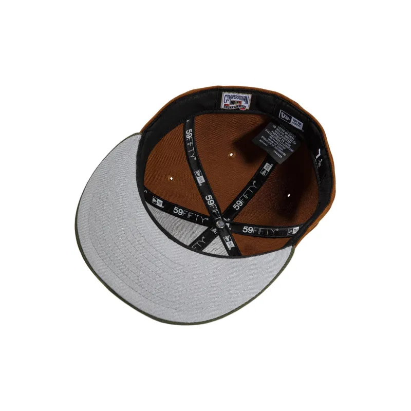 New Era Polyester Baseball Caps Unisex Brown-2