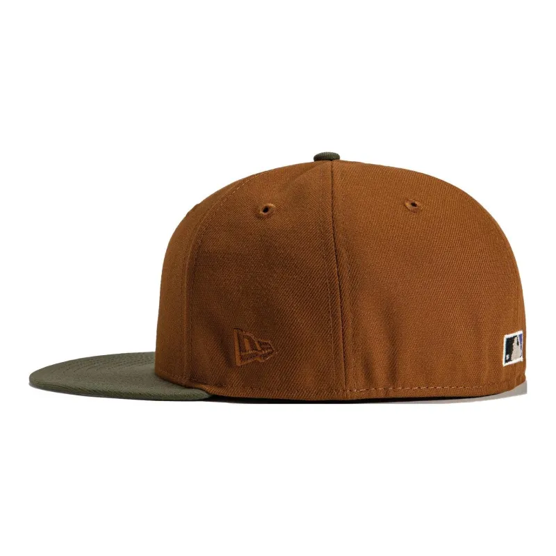 New Era Polyester Baseball Caps Unisex Brown-1