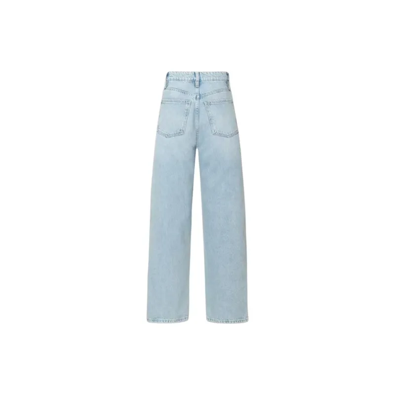 FRAME Le Low Baggy Wide Leg Jeans-1