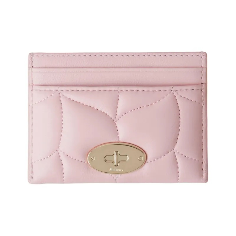 Mulberry Nappa Leather Card Holder Card Holder Women's Light Pink-0