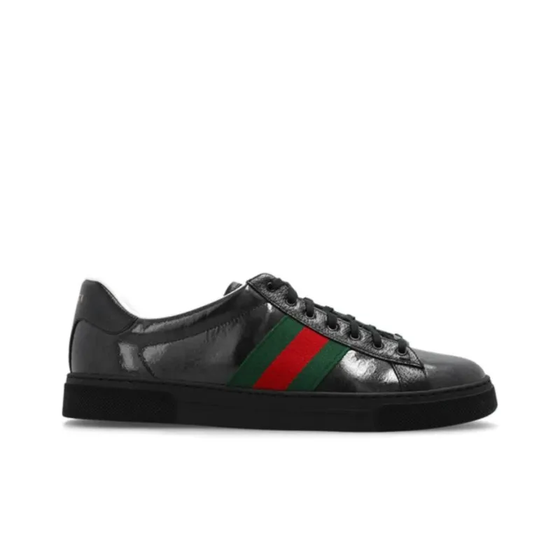 GUCCI Ace 'GG Crystal Canvas Black'-1