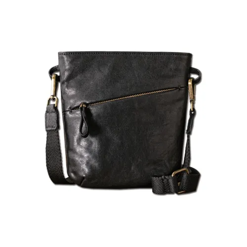 Back step Shoulder Bags Black