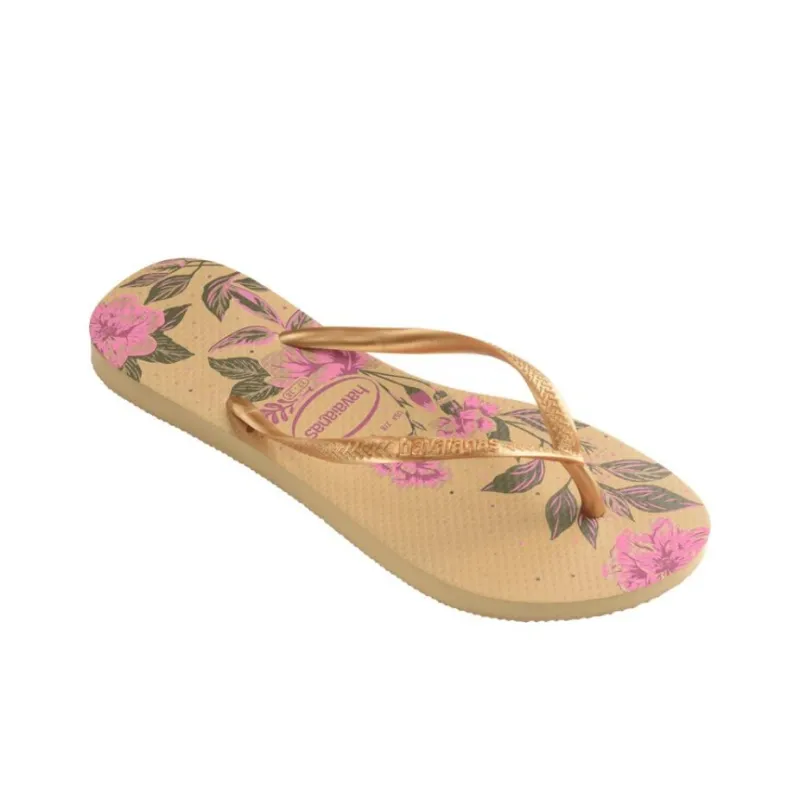 Havaianas Slip Resistant Flip Flops Women's Gold-1