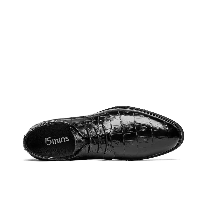 15 MINS Dress Shoes Men's Black-3