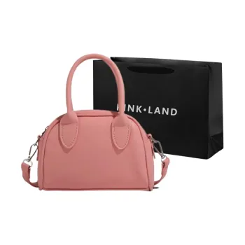 PINK·LAND PU Handbag Crossbody Bag Regular Women's Pink/White/Black