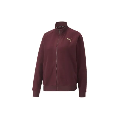 PUMA Velvet Jackets Women's Burgundy