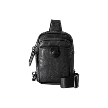 Back step Sling Bags Black