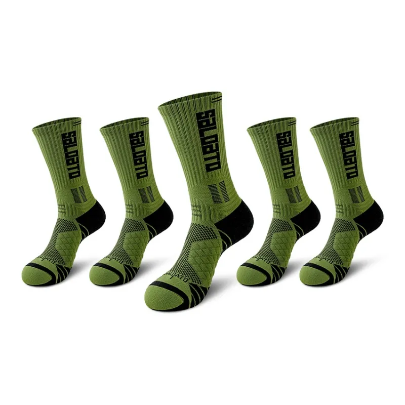 LUOLIAN Mid Calf Socks Men's 5 Pack-12