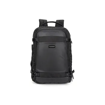 SUISSEWIN Polyester Students' Laptop Backpack Regular Unisex Black