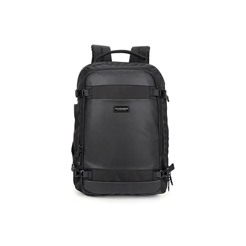 SUISSEWIN Polyester Students' Laptop Backpack Regular Unisex Black