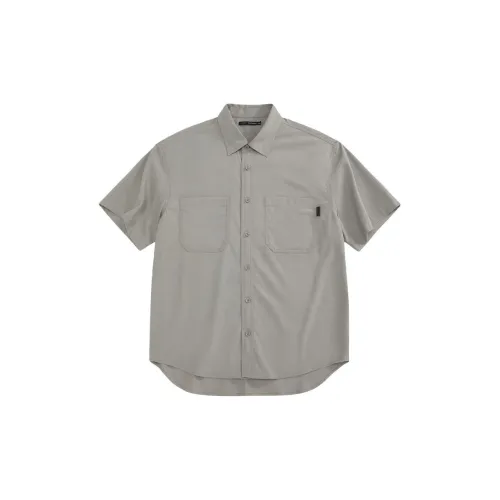 PEACEBIRD Shirts Men Green