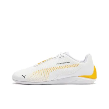 PUMA Porsche Legacy Drift Cat Decima Driving Shoes 'White Yellow'