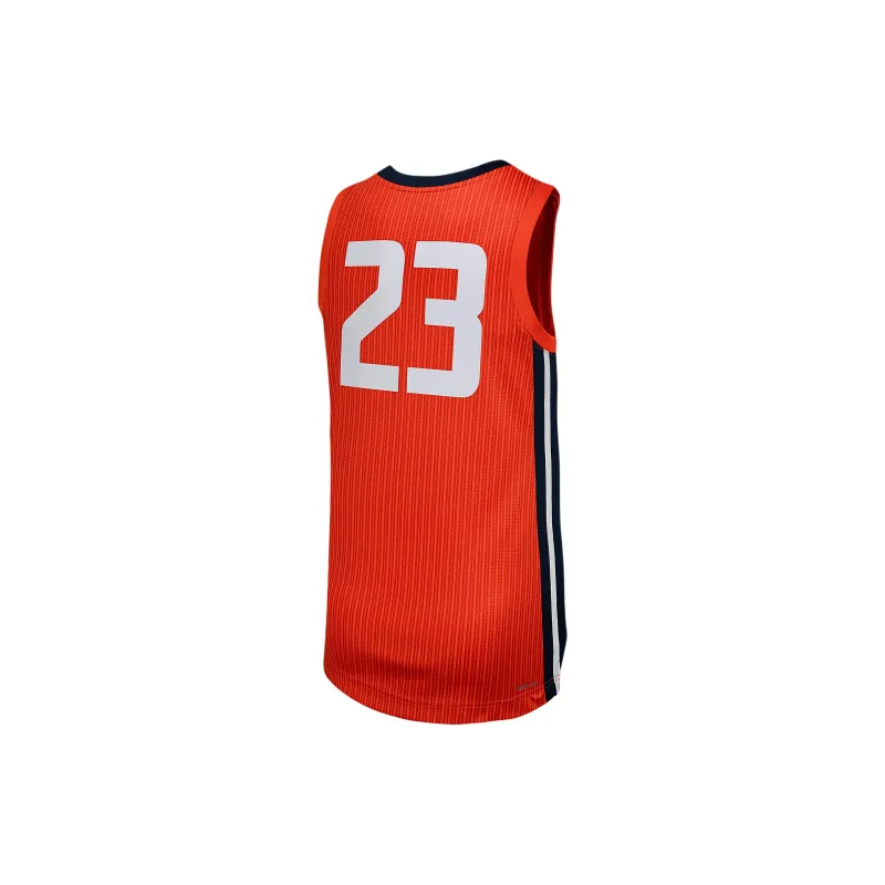 Nike Illinois Basketball Jerseys Men's Orange-1