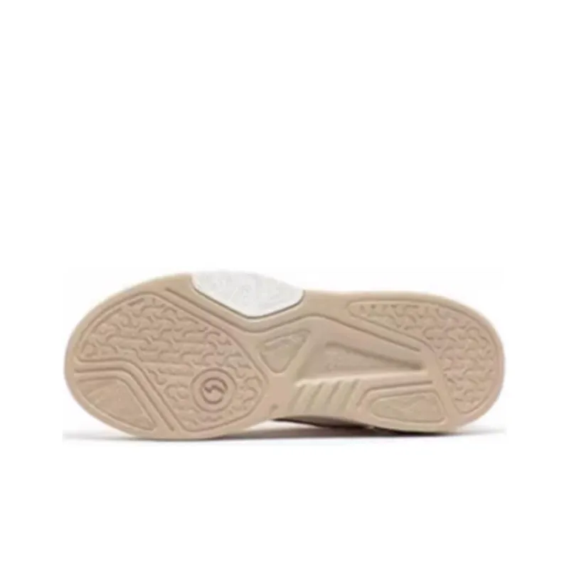 361° Cushioning Wear-Resistant Low-Top Skateboard Shoes Men's Feather White Wheat Umber-4