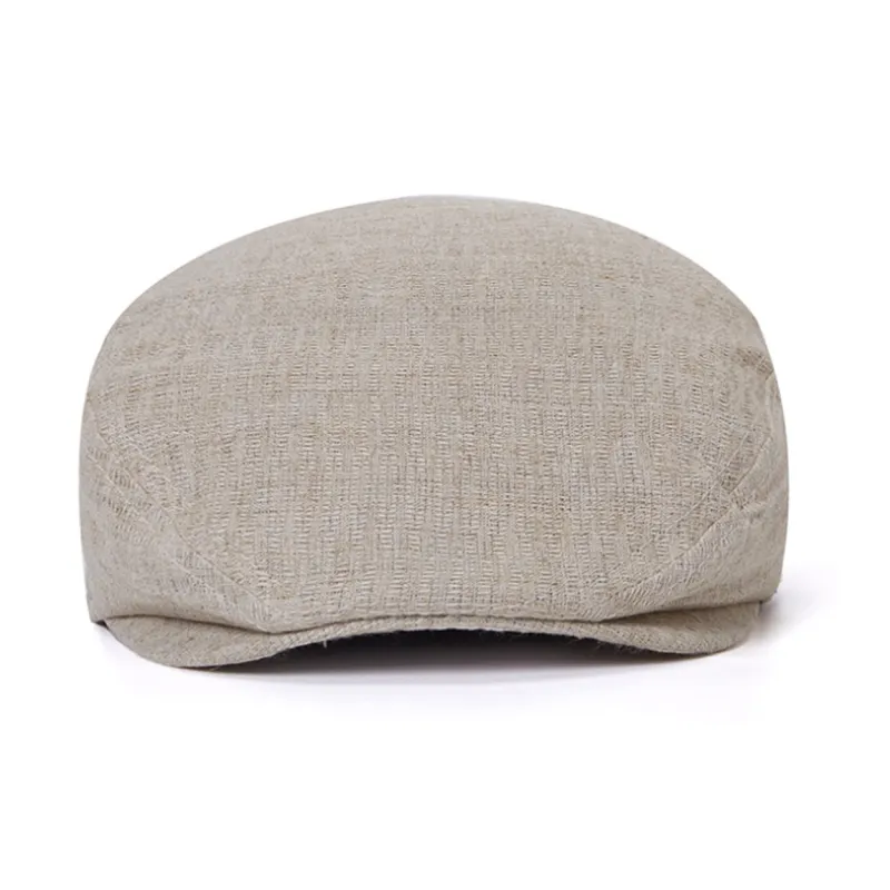 New Era Viscose Linen Cotton Hats & Caps Unisex Gray-1