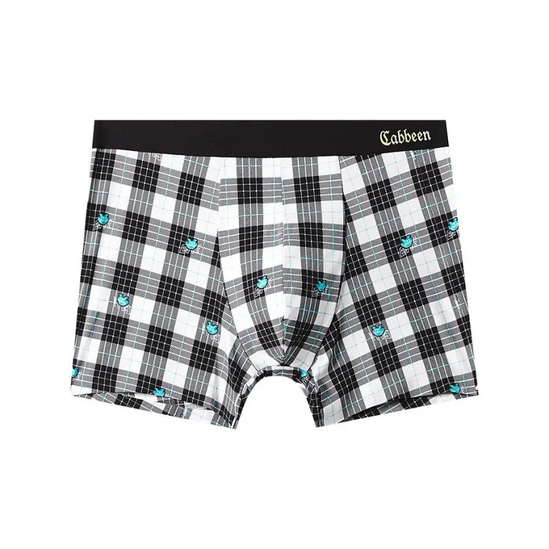 Cabbeen Underpants Men's 1 Pack Coal Black-0