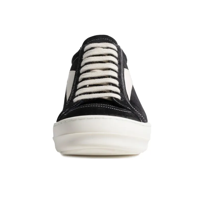 RICK OWENS/RO Edfu Vintage Low Top Stylish Skateboarding Shoes Women's Black-3