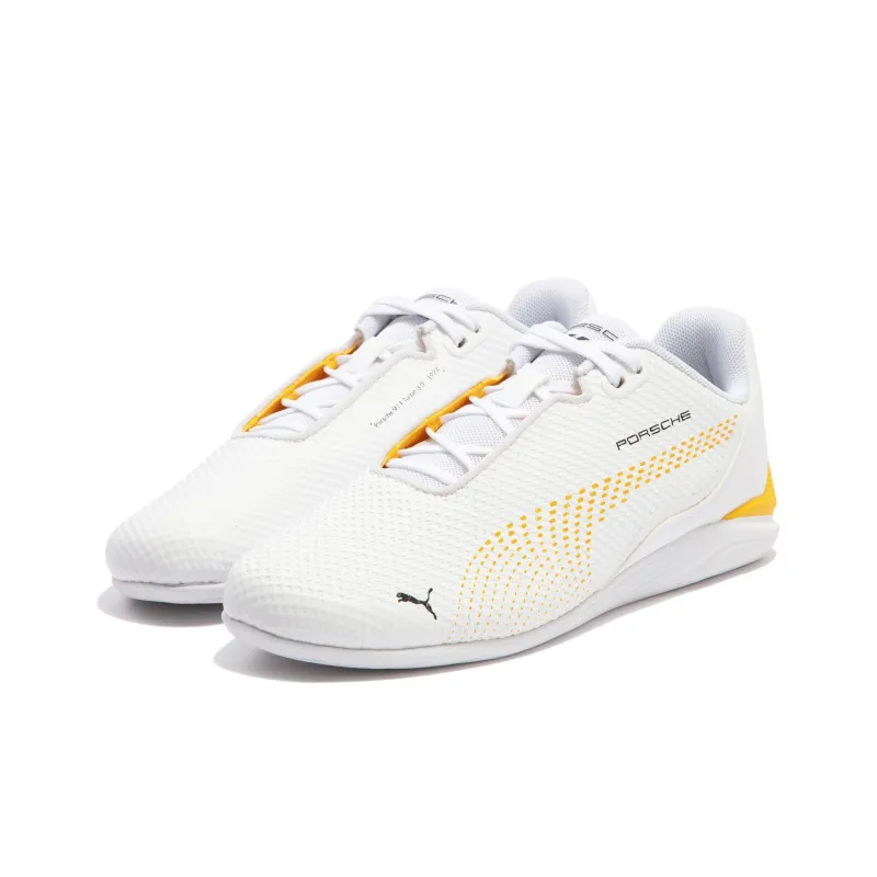 PUMA Porsche Legacy Drift Cat Decima Driving Shoes 'White Yellow'-2