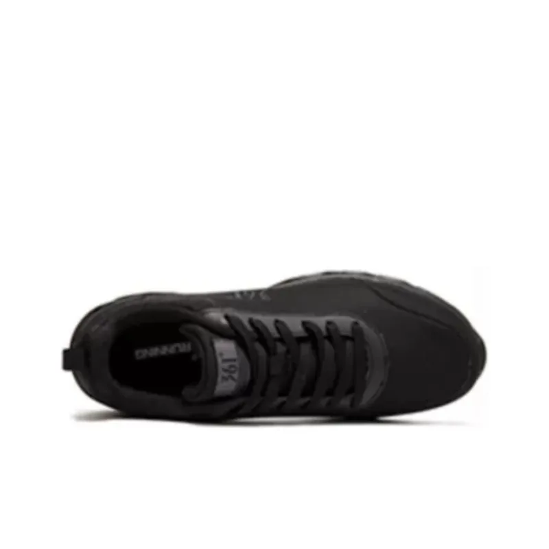 361° Cushioning Wear-Resistant Low-Top Running Shoes Men's Obsidian Charcoal Gray-1