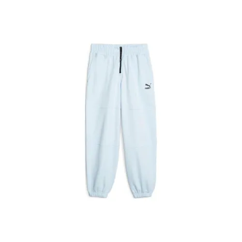 PUMA DARE TO Knitted Sweatpants Women's Light Blue