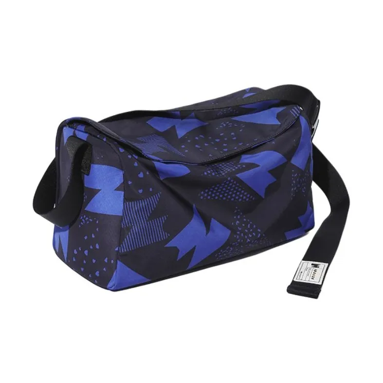 NOXXON Nylon Fabric One Shoulder Handbag Crossbody Bag Medium Size Unisex Ink Blue-3