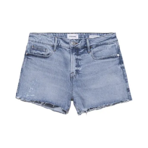 FRAME Denim Shorts Women's Light Blue