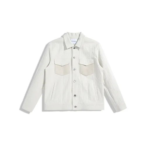 PEACEBIRD Jackets Men Off White