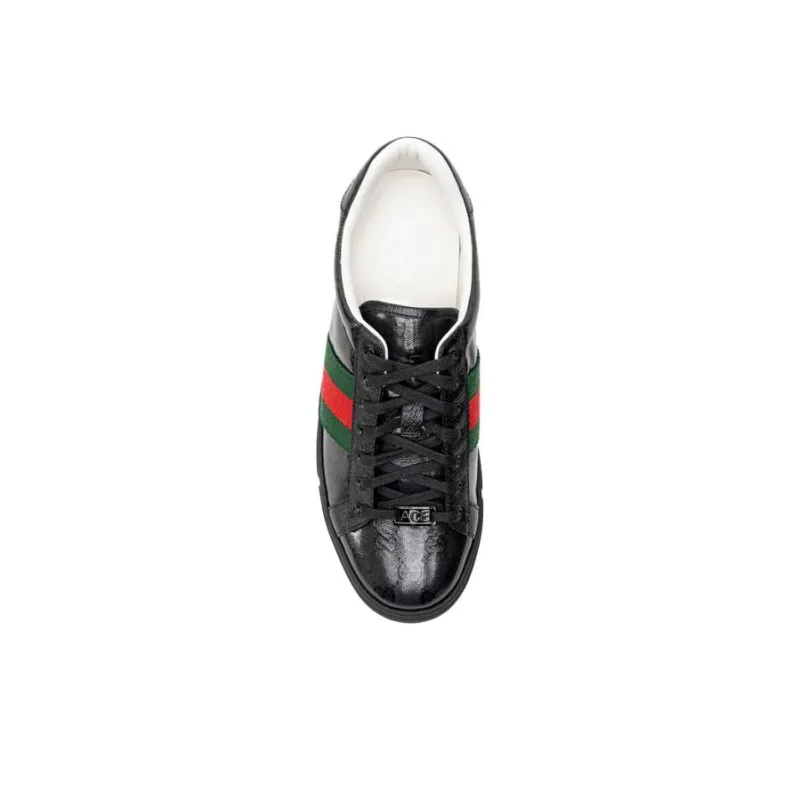 GUCCI Ace 'GG Crystal Canvas Black'-3