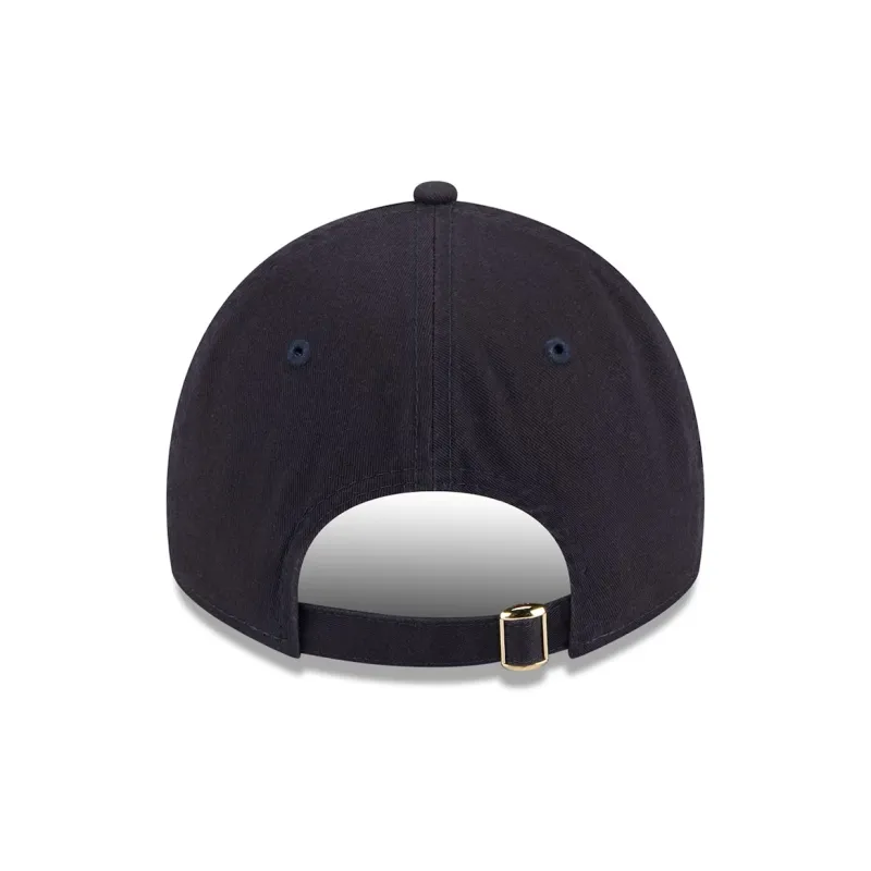 New Era Cotton Baseball Caps Men's Marine Blue-3