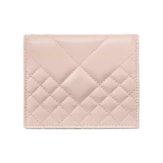 VERSACE Greca Goddess Leather Wallet Women's Pink-1