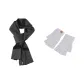Dark Gray Scarf+Light Gray Glove