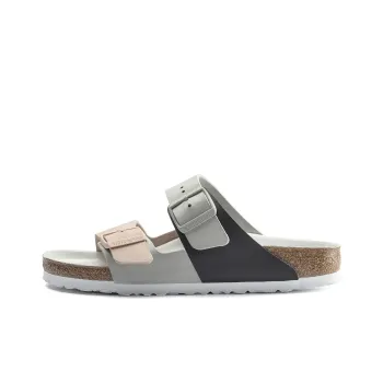 Birkenstock Arizona Slide Slippers Women's Gray Pink
