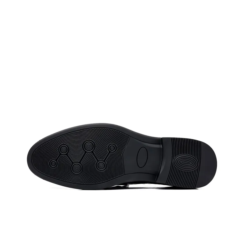 ZUWUDONG Loafers Men Black-4