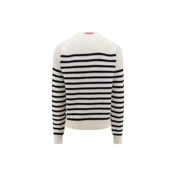 MARNI Striped Knit Jumper-1