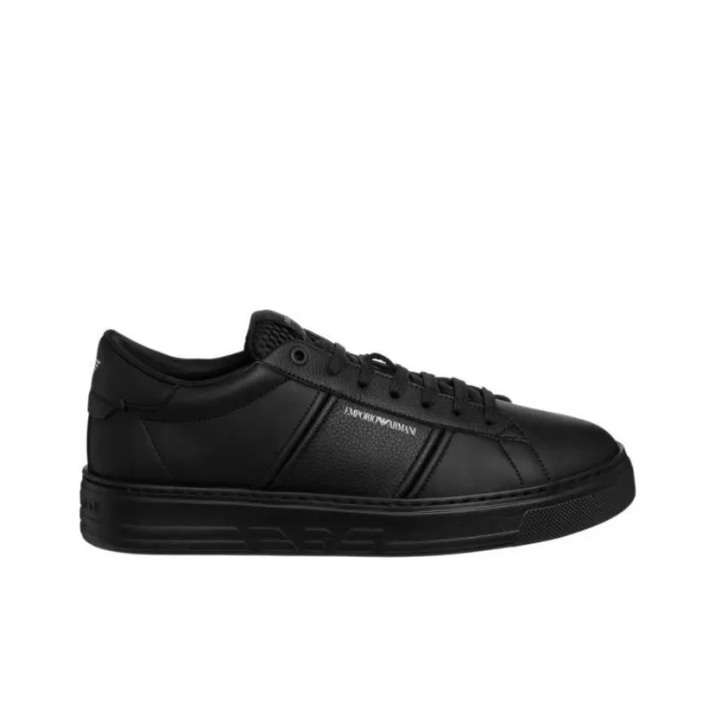 EMPORIO ARMANI Logo Printed Lace Up Sneakers-1