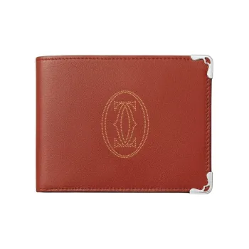 CARTIER Must De Cartier Calfskin Wallet Women's Terracotta