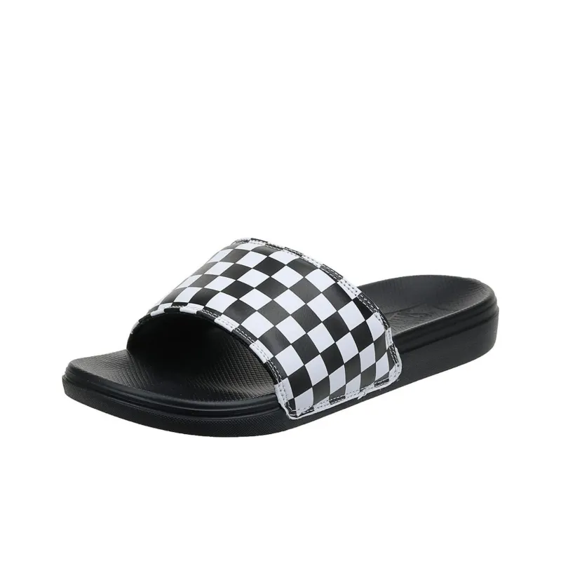 La Costa Vans Slide On 'Black Checkerboard'-1
