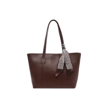 PULUWIRR PU Tote Bag, Shopping Bag, Shoulder Bag Regular Women's Black/Coffee/Brown/Khaki