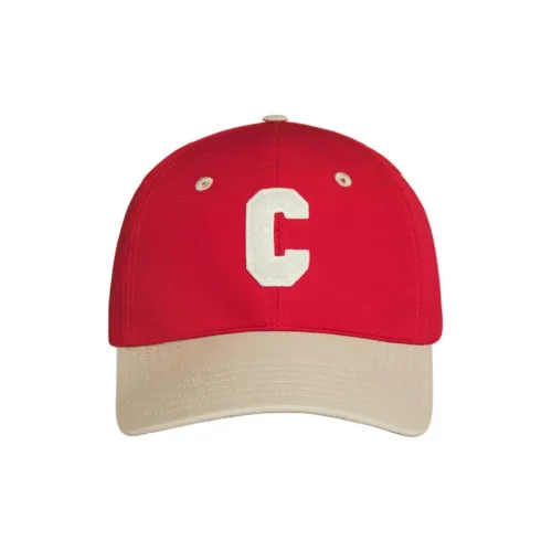 CELINE Cotton Baseball Caps Men's Red