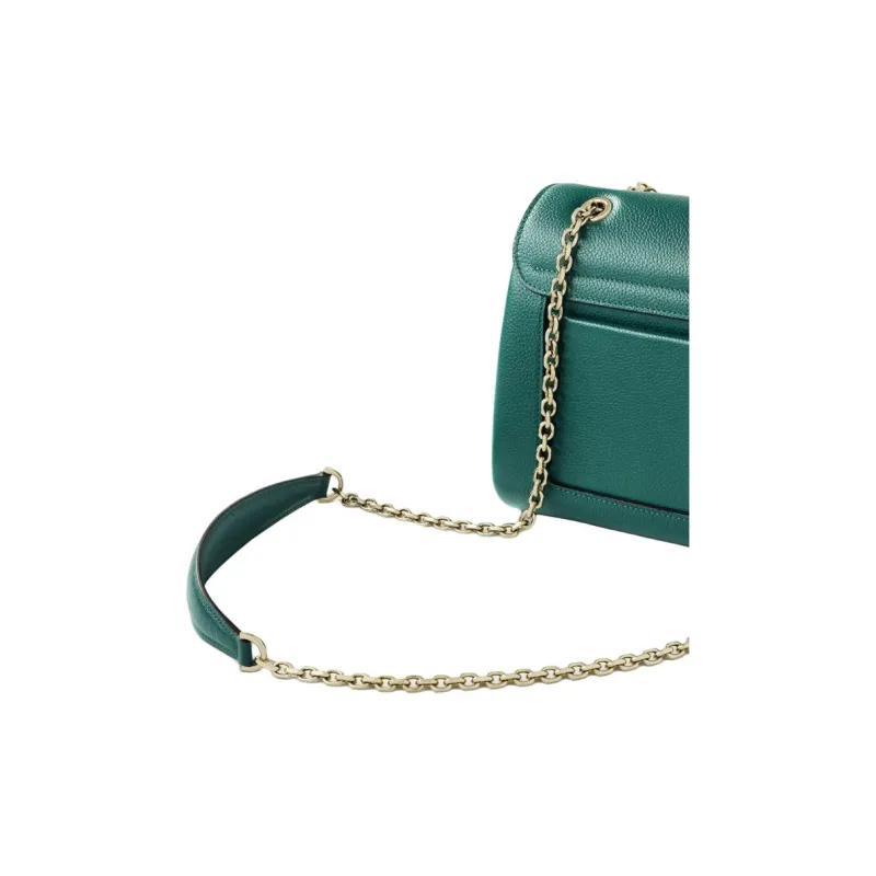 CARTIER Panthère De Cartier Calfskin Shoulder Bag, Crossbody Bag Trumpets Women's Bright Green-4