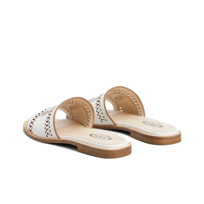 TOD'S Laser Cut Open Toe Sandals Women's-2