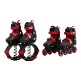 Cool Red (Bounce+Roller) Combination Dual-Purpose Shoes