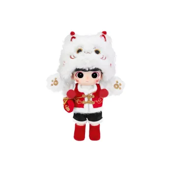 POP MART DIMOO Treasure Lucky Cat 2024 Year Of The Dragon New Year Edition Action Figures 14cm