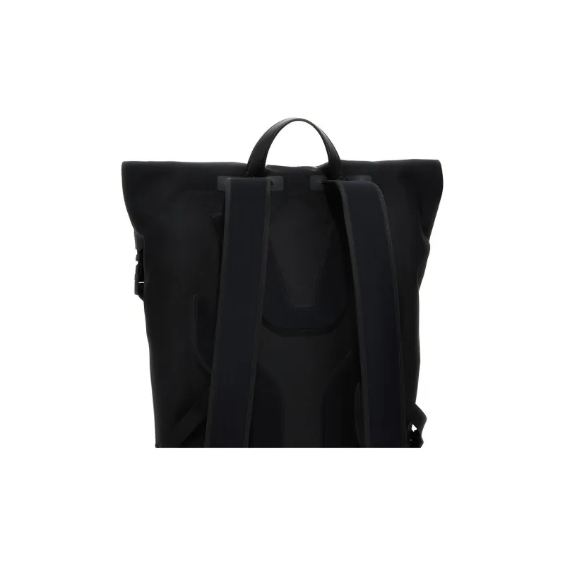 Maison Margiela Cotton With Calfskin Detail Backpack Regular Unisex Black-4