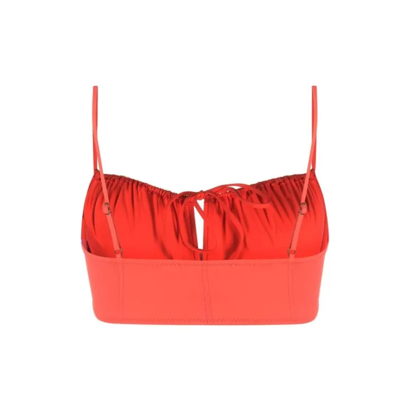 Ulla Johnson Deia Ruched Bikini Top-1